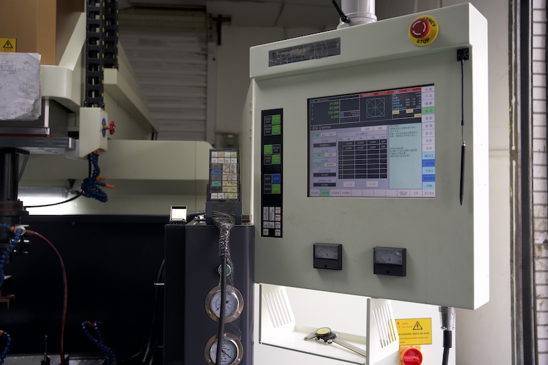 CNC EDM Machine Control Pane