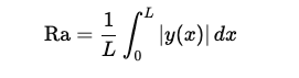 the formula for calculating Ra