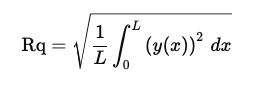 the formula for calculating Rq