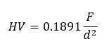 vickers-hardness- calculation