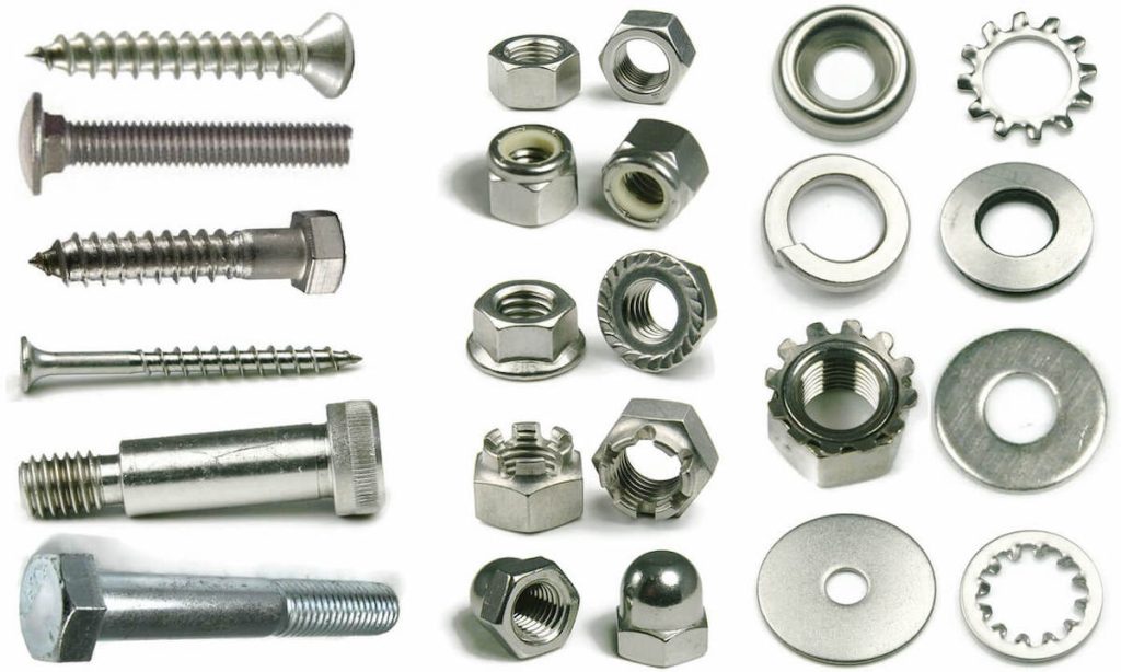 types of fasteners