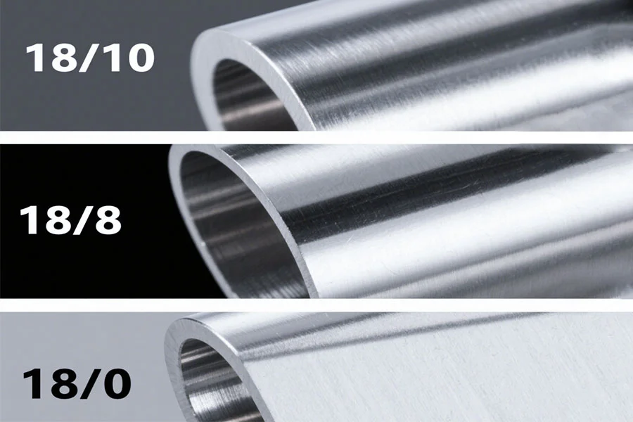 18/8, 18/10, and 18/0 Stainless Steels