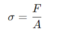 engineer stress formula